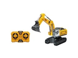 Escavadora Rc Nº 1/64, Escala 2.4g, Brinquedo de Engenharia, Modelo de Veículo, Liga Metálica, Mini Escavadora de Mesa com Comando, Grua. MDUG