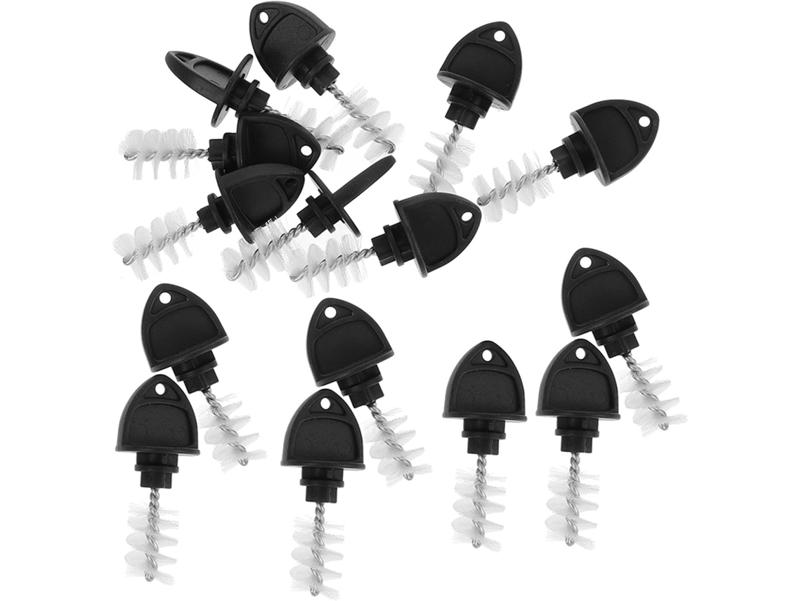 Conjunto De 15 Escovas Limpeza Para Torneiras Chope Shineofi, Com Corpo Em Aço Inoxidável, Compactas E Antiderrapantes