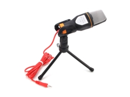Microfone Condensador Plugue De 3,5 Mm Microfone Para Pc Microfone Omnidirecional Com Suporte De Trip *