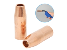 2 Peças de Mig Gun Bico 1/2 Polegada 169724 para Miller M-25/m-40 Hobart Mig Gun