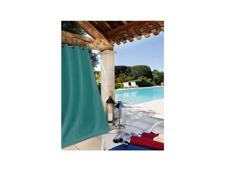 Cortina Externa Tecido Exterior Pato Azul 135 X 240 Cm HOME MAISON