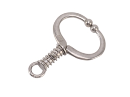 BRINCO de Nose Primerox para Gado, Aço Inoxidável, Tração, Durável