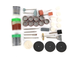 Kit De 105 Peças De Acessórios Para Ferramenta Rotatória Elétrica: Usinagem, Corte, Polimento E Lixamento Para Madeira E Metal