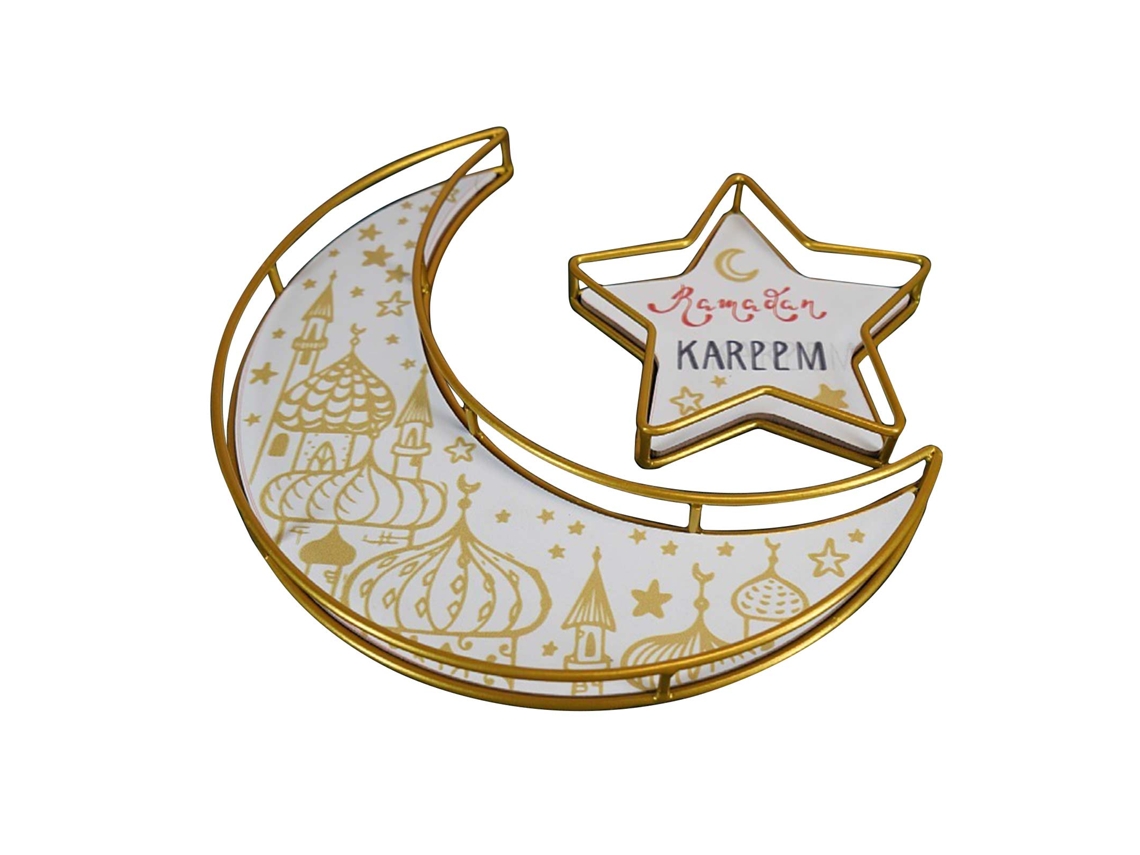 Prato de Ferro Ramadan com Lua Crescente LAXISCREED