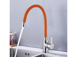 Torneira De Cozinha Com Bico De Gel De Silicone Que Gira Em Todas As Direções.