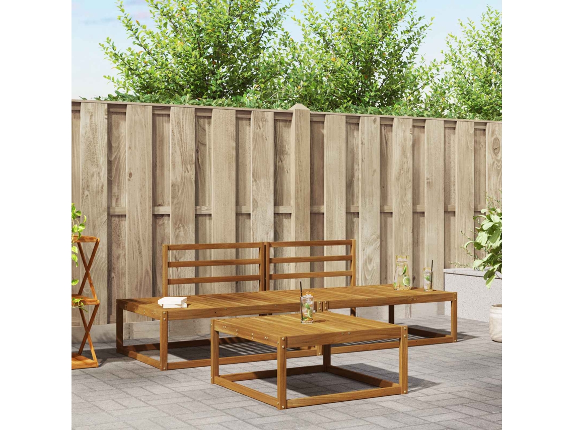 Vidaxl Conjunto De Sofás Para Exterior Natural