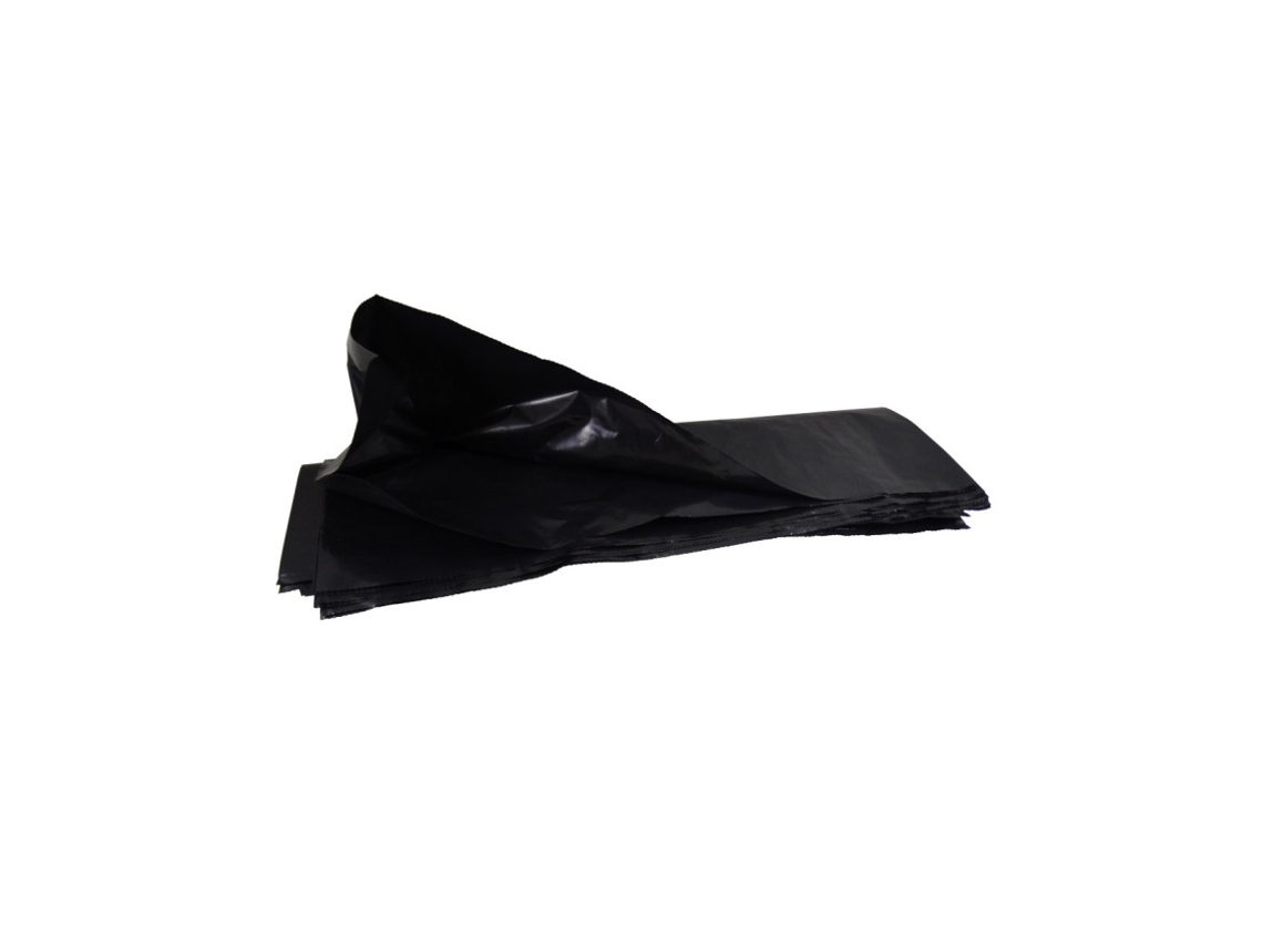 Saco De Plástico Preto - B/d 65x80cm