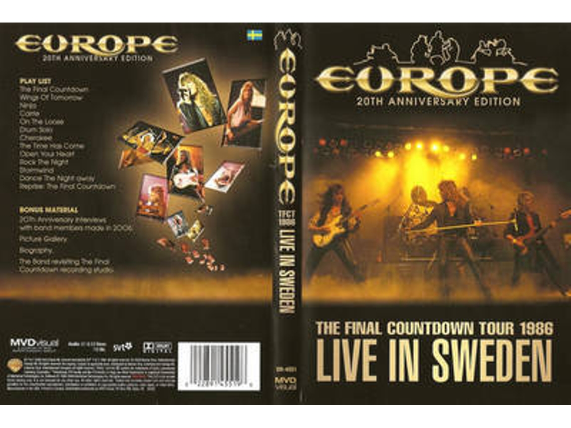 その他 Live in Europe [DVD] DVD Europe - The Final Countdown Tour 1986 - Live In Sweden