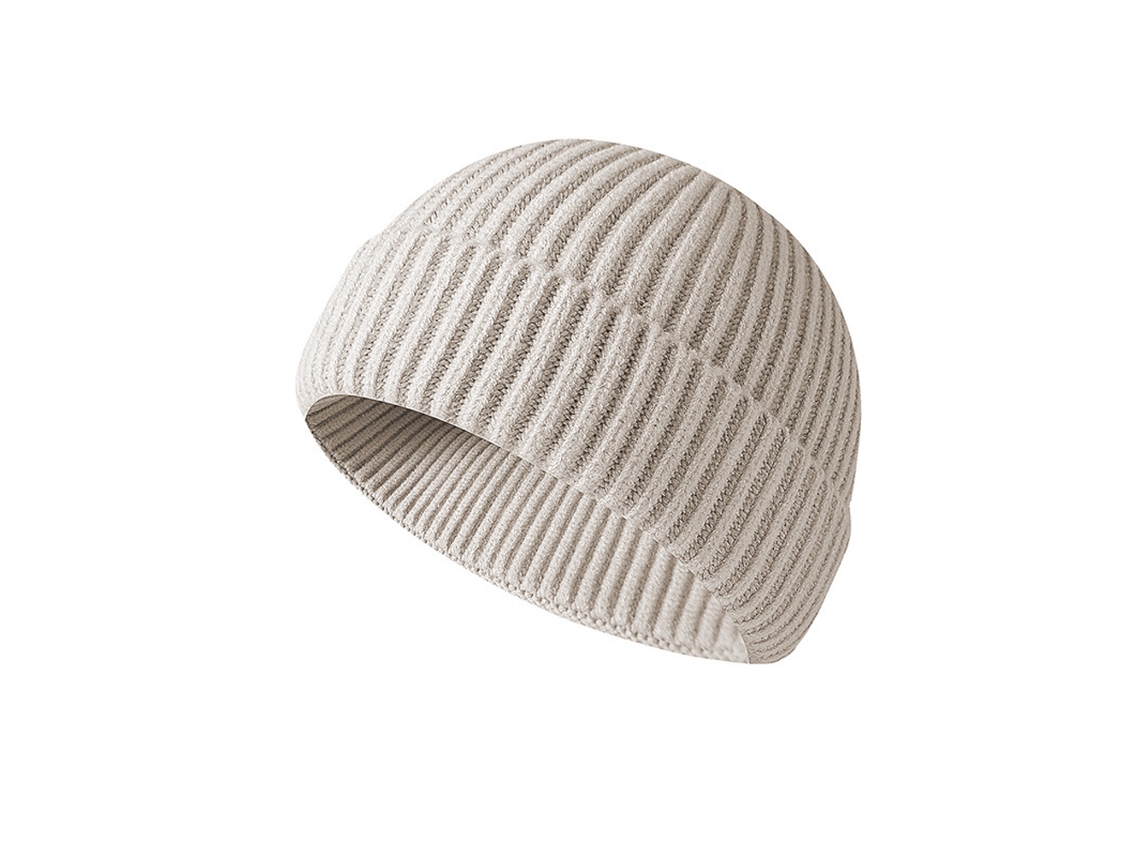 Gorro de lã grossa com aba para mulheres e homens | S/BRAND