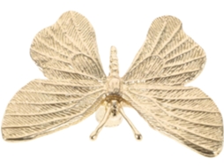 Puxador De Armário Em Forma Borboleta, Em Latão Brilhante, Para Gavetas E Armários, Pequeno, Dourado E Fácil De Usar