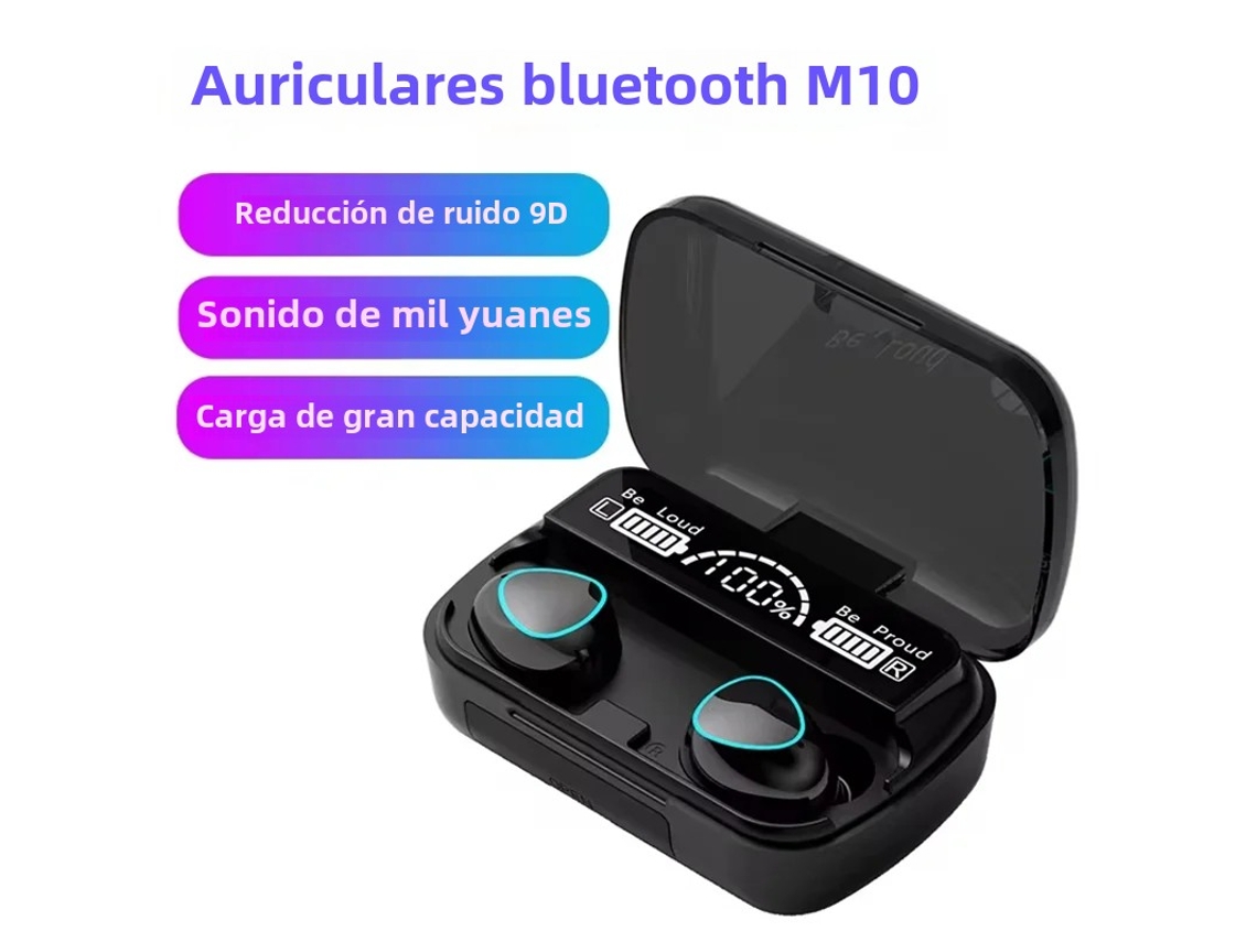 Fones De Ouvido Bluetooth Sem Fio, Com Visor Led, Som Estéreo Hifi, À Prova D'água E Design Mãos-livres.