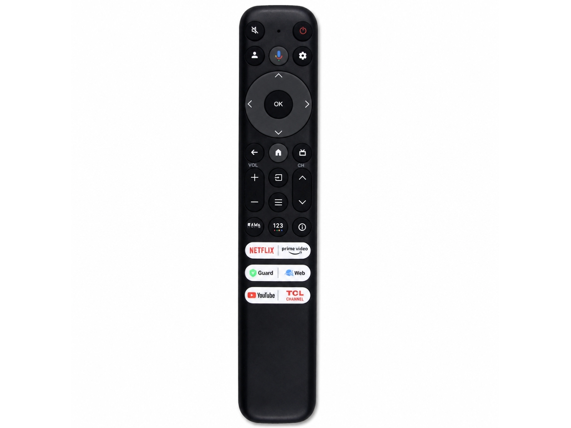 Comando À Distância Infravermelho Rc813 Fmbb Compatível Com Tvs Tcl, Sem Função De Voz