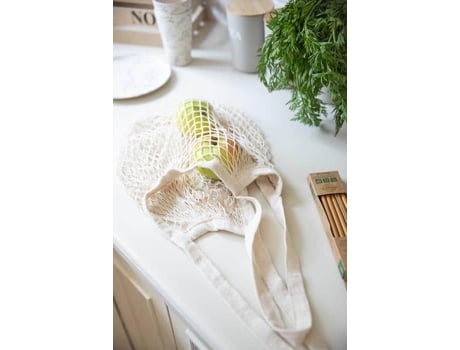 Saco de Malha Reutilizável NATURAL ELEMENTS 40 X 35Cm