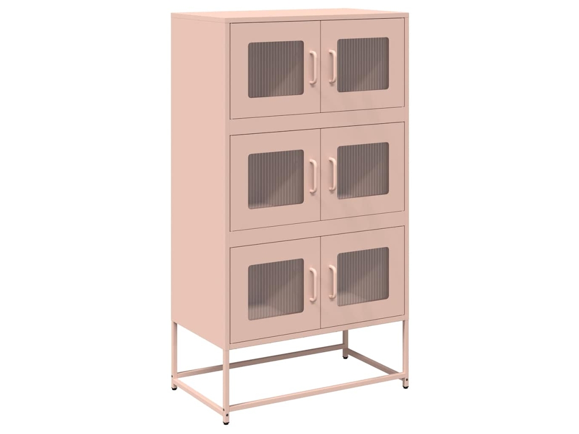 Móvel de alta qualidade 68x39x123 cm Aço Rosa MAISON EXCLUSIVE
