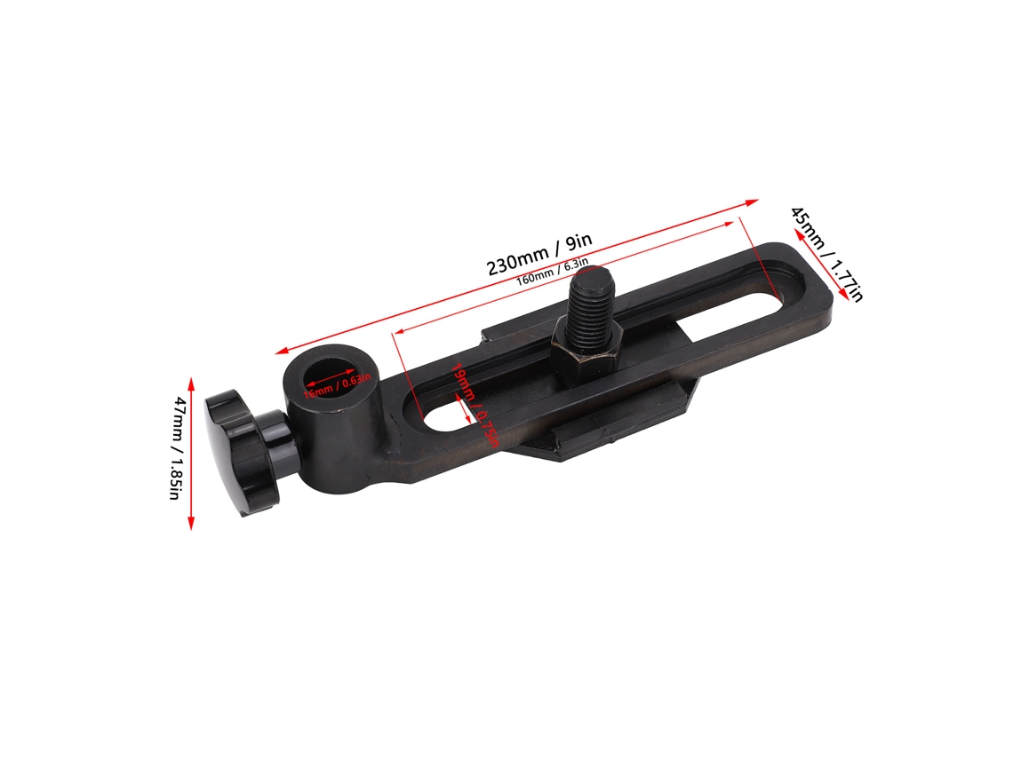 Laxiscreed Suporte De Ferramenta Para Torno Em Aço Liga, Compatível Com Orifício De 16mm E Suporte De 5/8 Polegadas