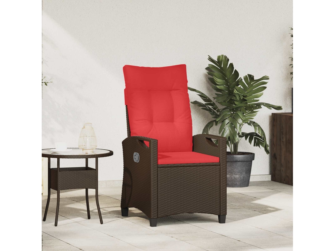 Vidaxl Cadeira De Jardim Reclinável 56 X 60 X 112 Cm Aço