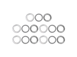 5 Peças De Rolamentos De Bola De Empuxo Leve Aço Carga Axial Série 51112 Acessórios Industriais