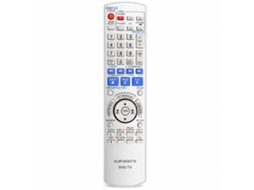 Comando À Distância Para Tv/dvd/vhs Compatível Com Panasonic Eur7659y70