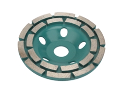 Disco De Corte E Polimento De Diamante Com Segmentos, Copa 125*22.2mm Para Concreto Mármore Granito