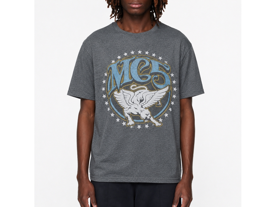 Mc5 White Panther T-shirt Unisex Adults Size:xl