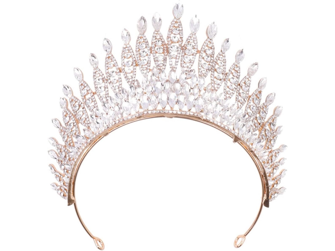 Coroa De Casamento, Acessório Decorativo Para A Cabeça, Tiara De Strass, Acessório De Cabelo Para Festa.