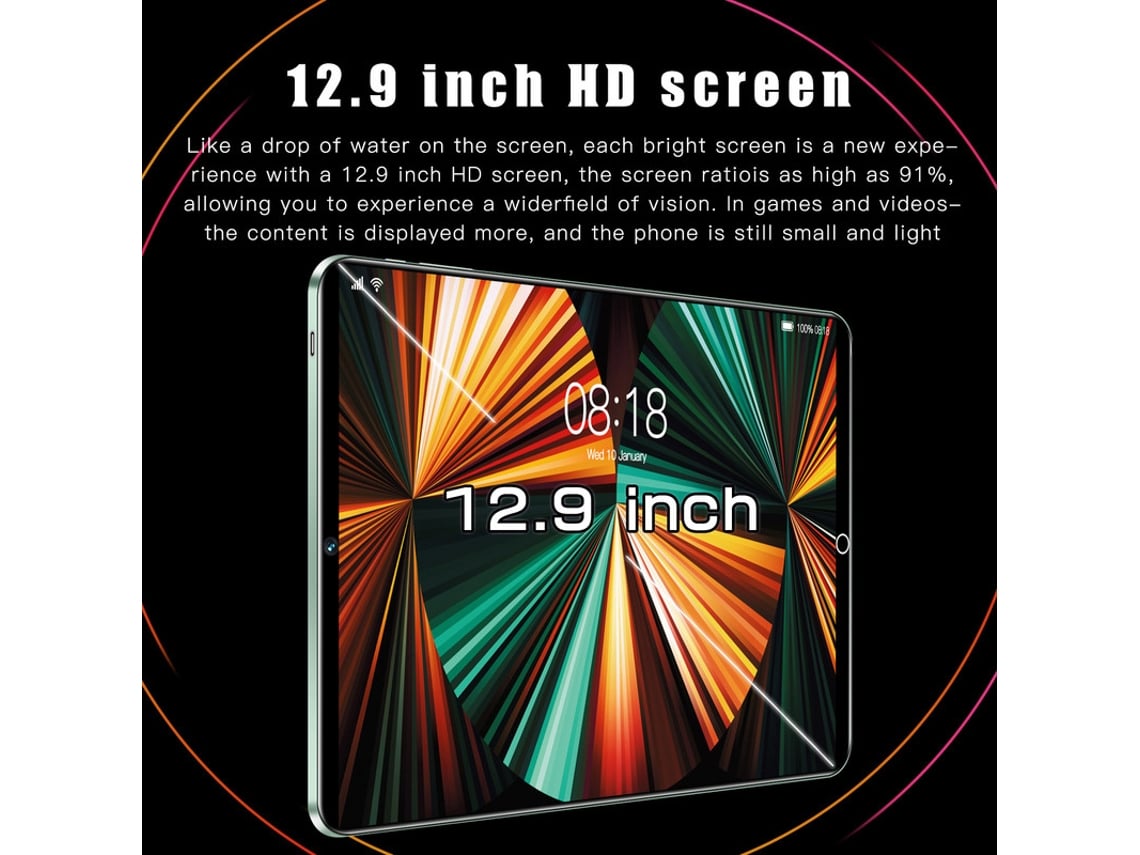 Tablet X50 (12.9'' - 32 GB - 4 GB RAM - Wi-Fi+5G - Negro) | Worten.pt