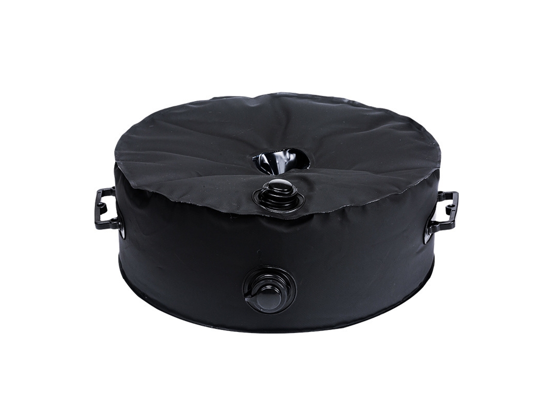 Base de Peso Guarda Chuva Com Bolsa D'água, Com 2 Tiras Resistentes, Indicada Para Guarda Sóis Ao Ar Livre, Jardins, Gramados, Praias Zeuxo