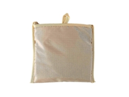 Sacola De Compras Grande, Dobrável E Reutilizável, Lavável, De Cor Sólida E Simples, Suporta Até 11 Kg, Feita De Tecido Oxford Com Cordão Resiste