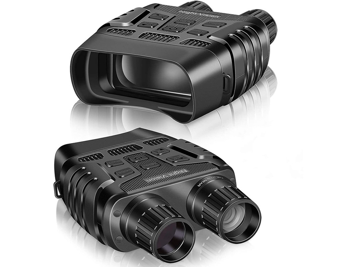 Óculos Visão Noturna Infravermelho Digital Lcd Tft Reprodução Caça Preto Bestvite