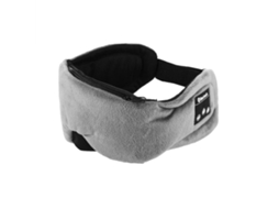 Máscara de Dormir com Fones de Ouvido Bluetooth 5.0 Integrados, Cor Cinza AQUAFORGE