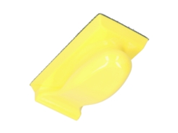 Bloque De Lixamento Quadrado De Espuma Pu Com Fecho E Laço, Acessório De Espuma De Polimento Manual Para Reparação