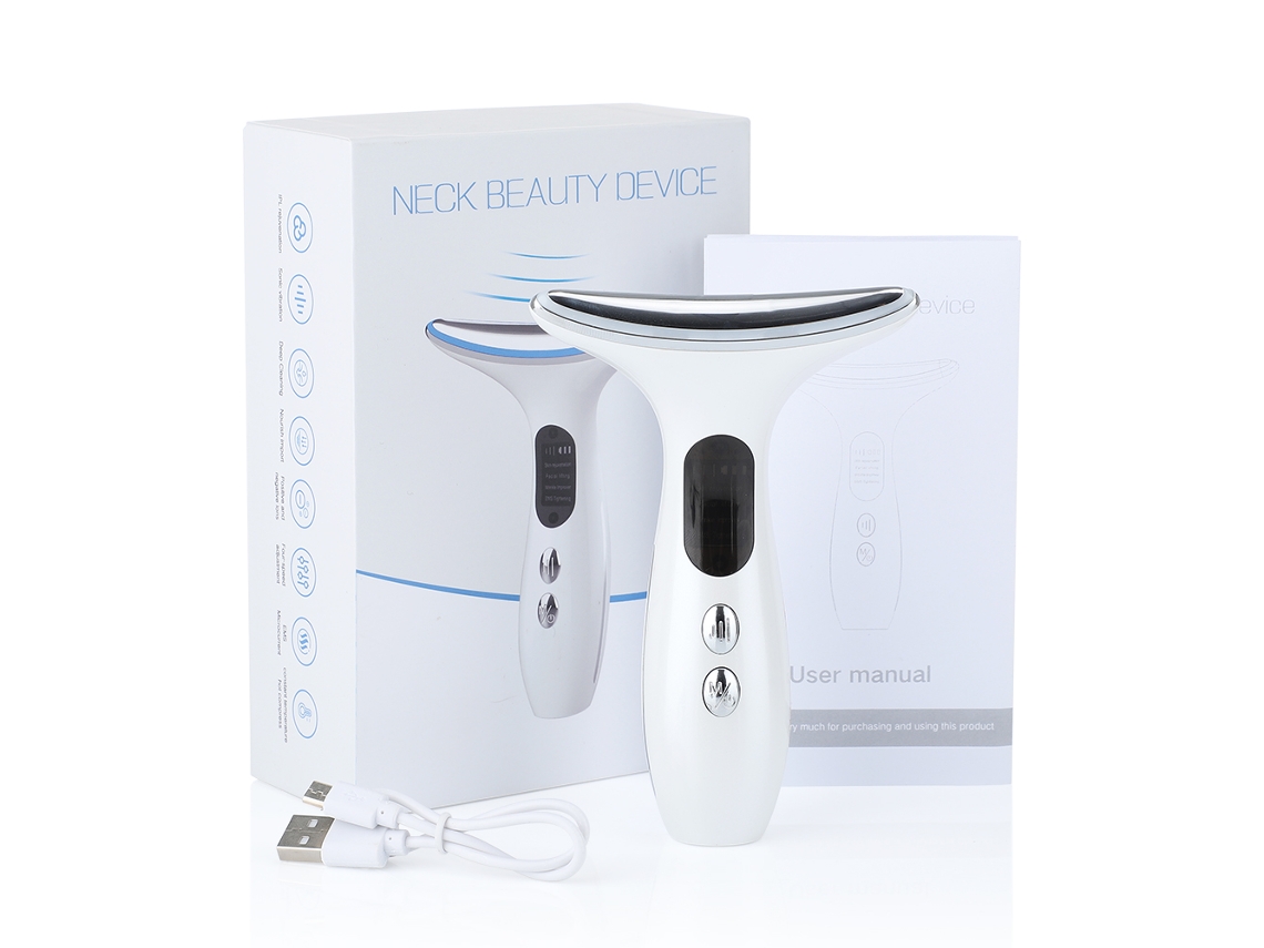 Aparelho de Beleza ECELEN Hy38 Microcorrente Led Photon Facial Massager Terapia Luz
