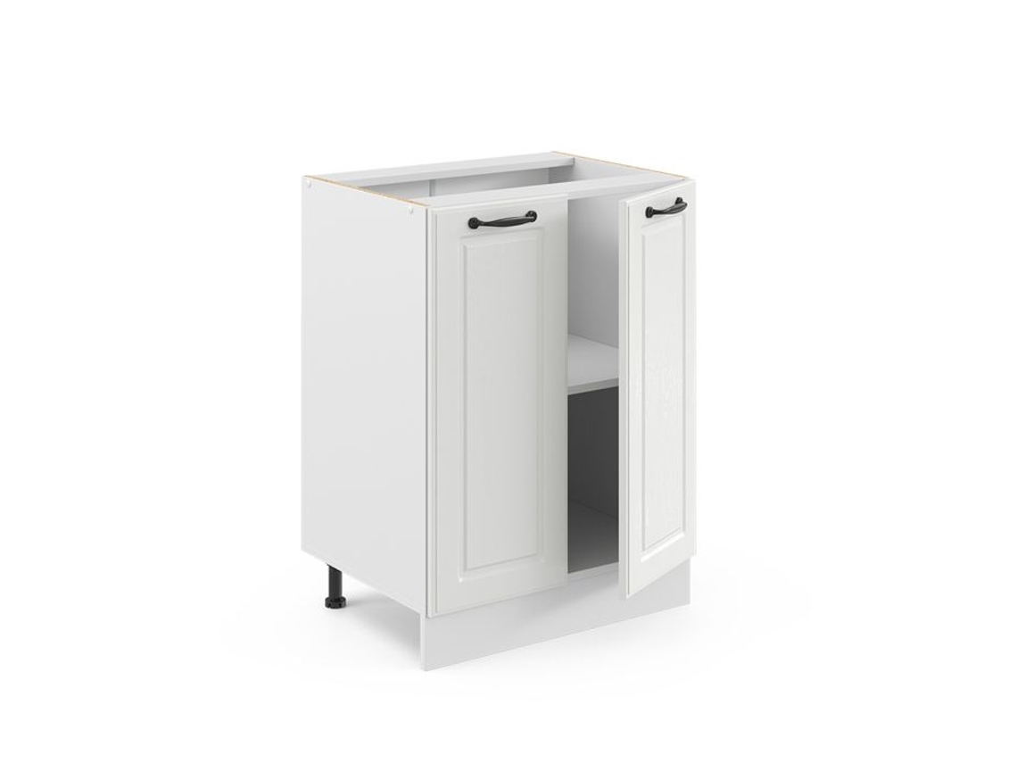Móvel baixo de cozinha Vicco R-Line, branco country, 60 cm sem bancada