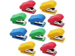 Conjunto De 10 Mini Grampeadores Para Escritório Com Grampos Nº 10, Grampeador Portátil Pequeno De Mão, Grampeador De Mesa, Grampeador Para Aquaforge