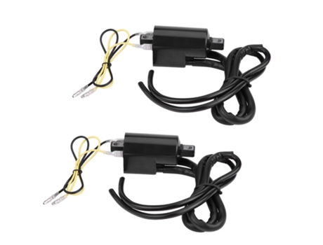 Bobina De Ignição Para Motocicleta, Conjunto De 2, Plástico E Cobre, Para Yamaha Xj550 Xj600 Xj650 Xj750 Xj900 Ehsttdh