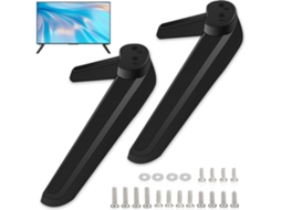 Lurelia Par De Pernas Para Móveis Base Universal Para Tv, Pés De Pedestal, Suporte De Mesa Com Parafusos