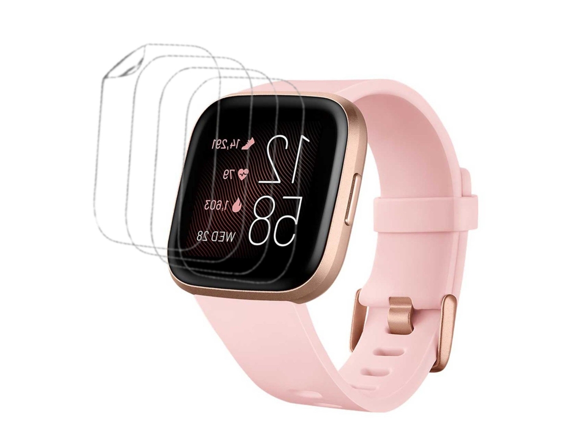 Kit 4 películas Hidrogel auto-reparo para Fitbit by Google Versa 2