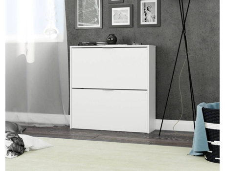 Sapateira  Branco (Melamina - 22x75x76 cm)