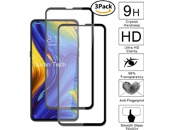 Película Vidro Temperado Xiaomi Mi Mix3 HONGWE. Cobertura Completa Preto