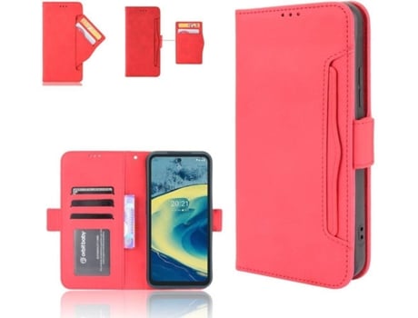 Capa ZTE Blade A31 HFS-HOUSE Couro Pu (Vermelho)