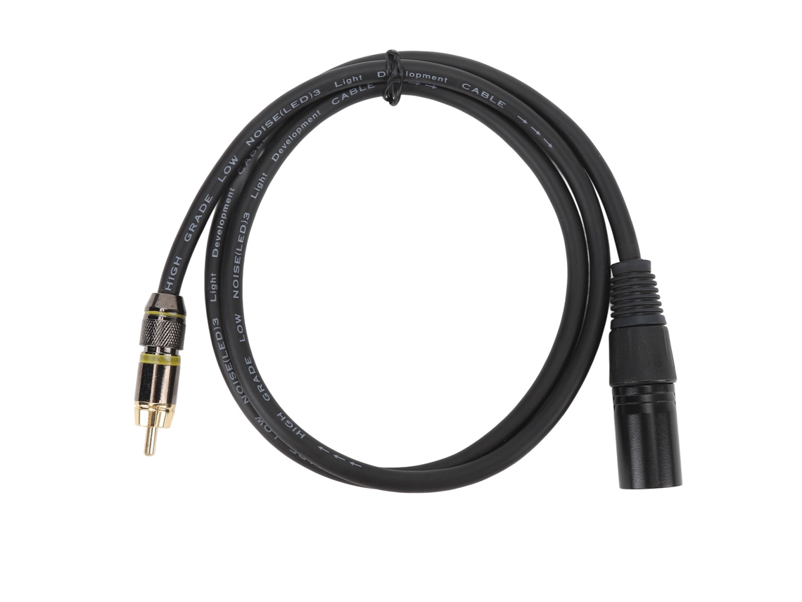 Cabo Xlr Macho para Macho Ofc com Conectores Dourados | S/MARCA