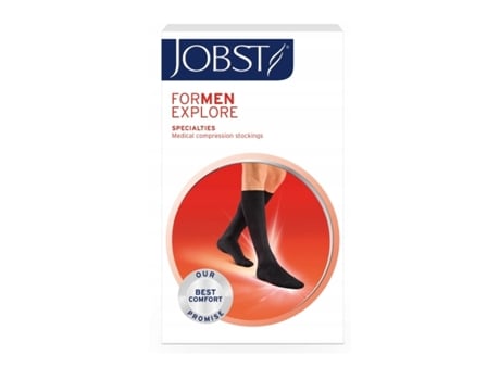 Jobst para homens Explore meias de compressão Ccl1 fechadas pretas tamanho 1 Essity