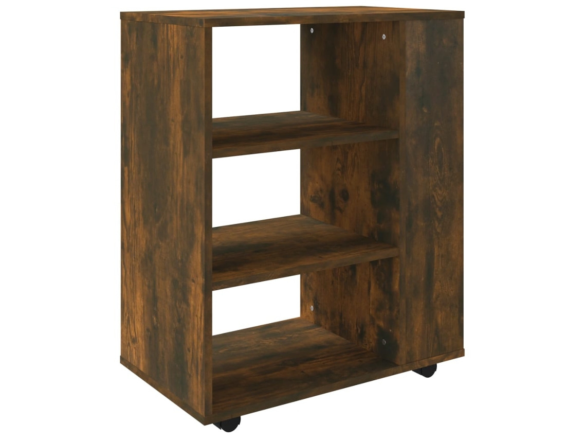 Rolling Cabinet, Rolling Cabinets Vidaxl Marrom Madeira Processada (n/a)