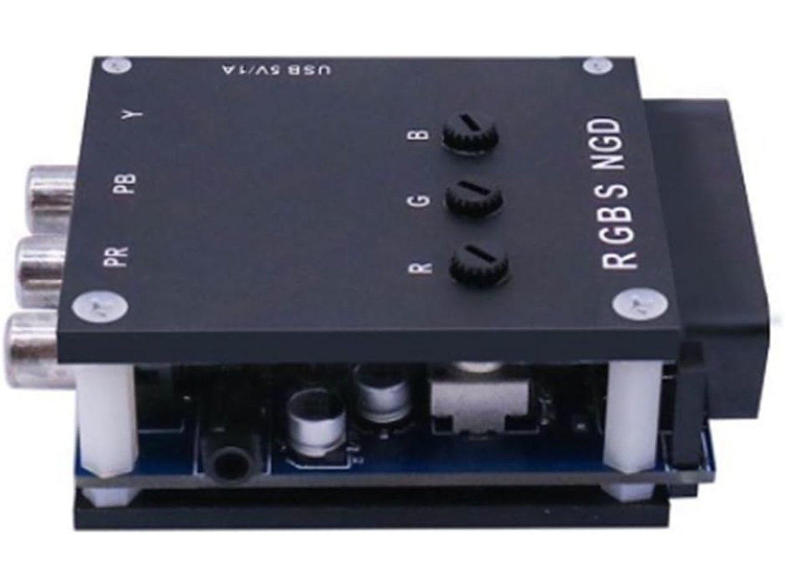 Conversor Transcodificador Scart Rgbs para Componente Ypbpr para Consoles Retrô, Diferença de Cor SFUSHOS