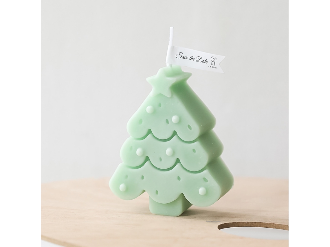 Velas Aromáticas de Natal em Forma de Árvore LAXISCREED