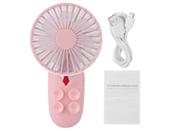 Laxiscreed Ventilador De Mesa Mini, Compacto, Plegável E Usb Para Leveza E Conforto