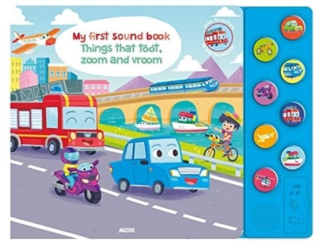 Livro Things That Toot Zoom Amp Vroom De Roberta Zilio (inglês - Capa Dura)