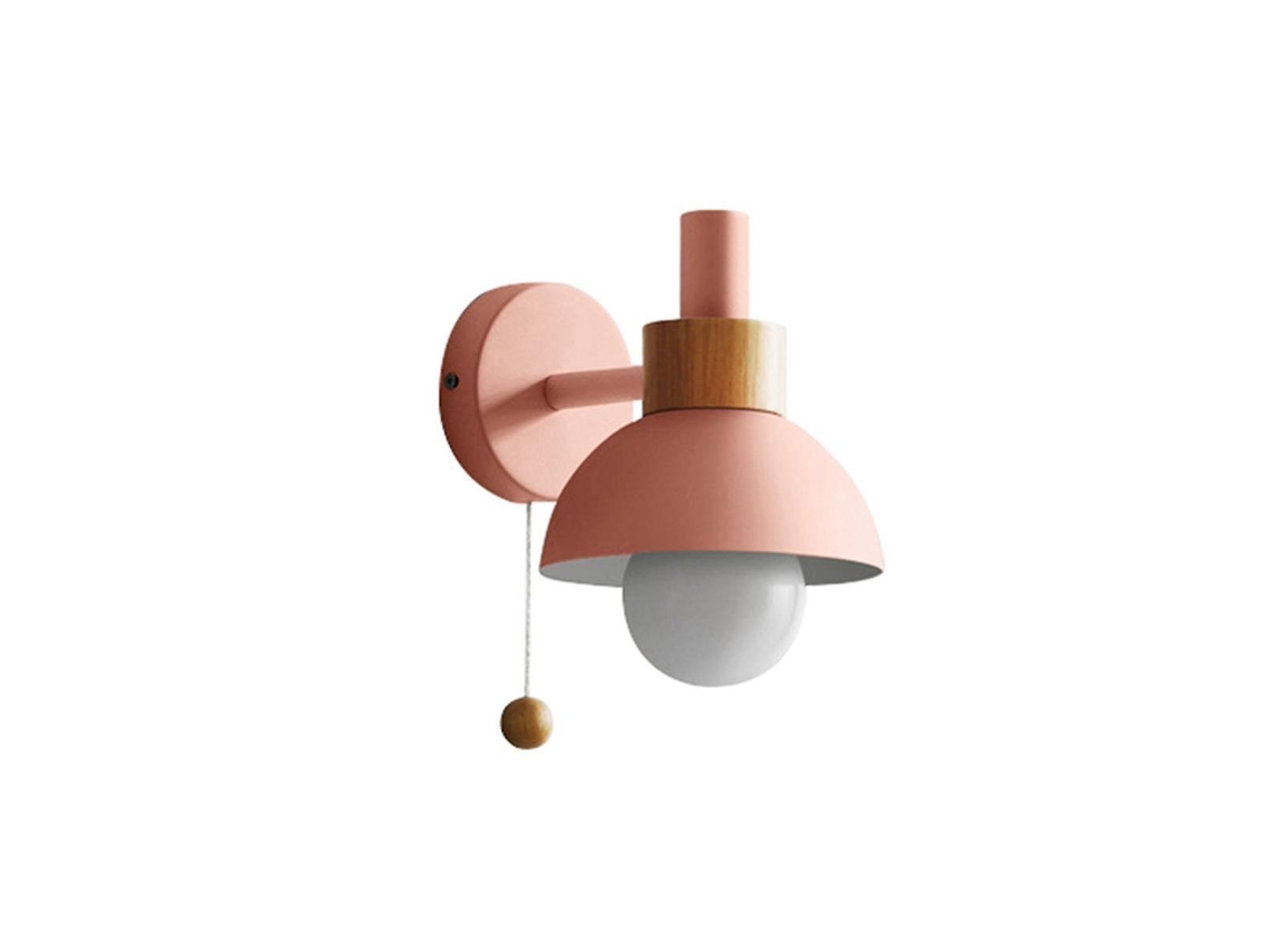 Luminária de Teto para Sala, Varanda, Estilo Nórdico BRILVIBERA (Minimalista, Moderna, Cabeceira, Rosa)