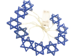 Luzes De Cordão De Seis Pontas Para Decoração De Hanukkah, Tanto Para Ambientes Internos Quanto Exte Gokoco