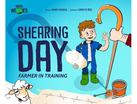 Livro Shearing Day de Anwen Nicholls (Inglês)